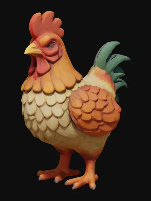 3D model for Rooster Blaze