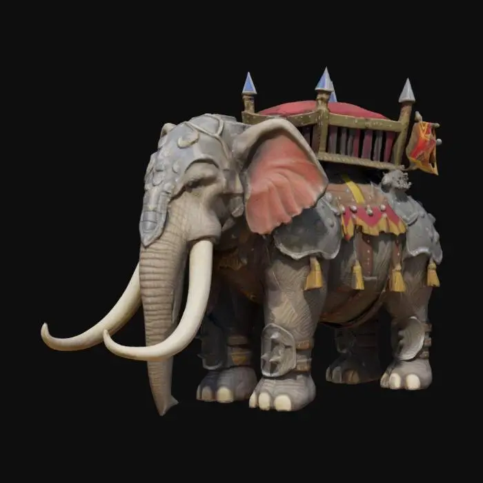 3D model for Armored Elephant Sentinel