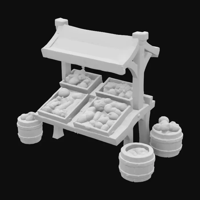 3D model for Fruit Stand Display