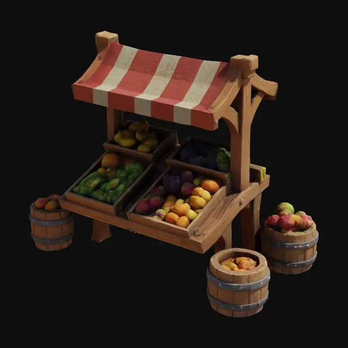 3D model for Fruit Stand Display