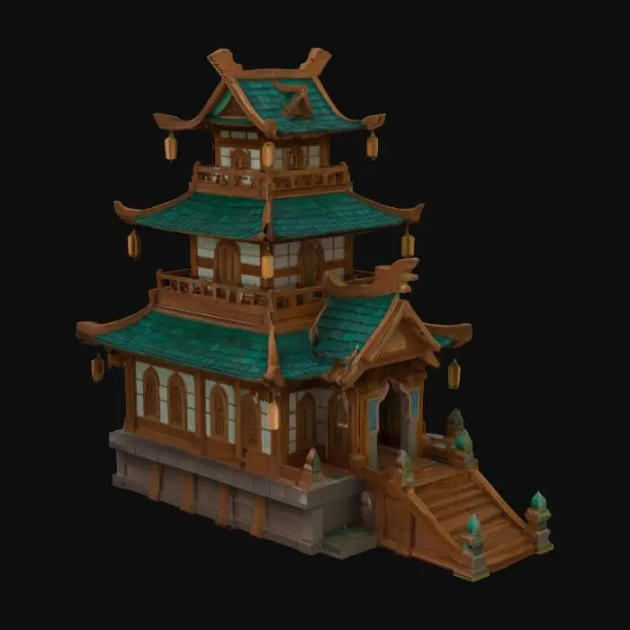 3D model for Monk Sanctuary