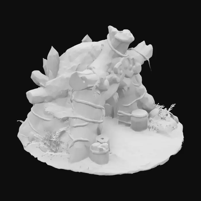 3D model for Mystic Crystal Hideout