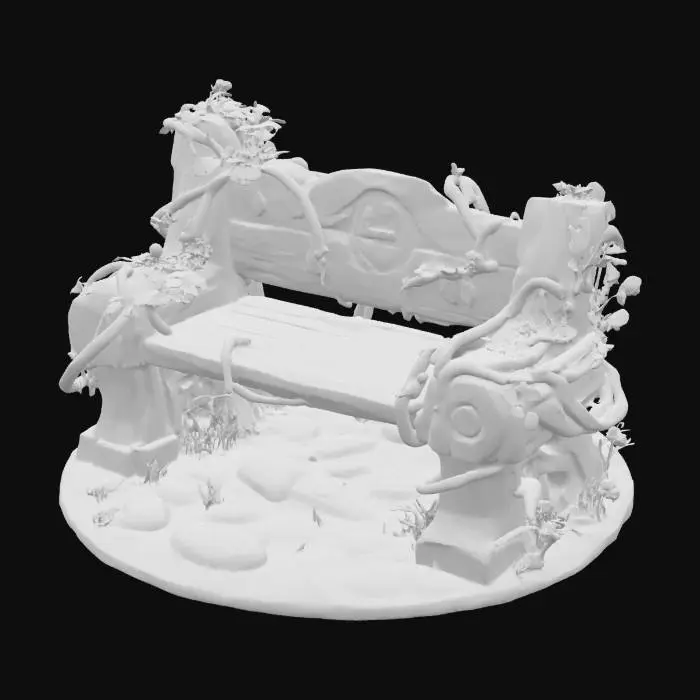 3D model for Enchanted Resting Place, #garden#