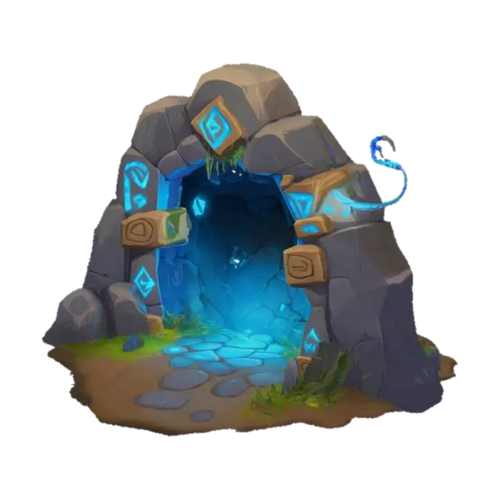 Mystical Rune Portal 3D model, vytvořený pomocí AI