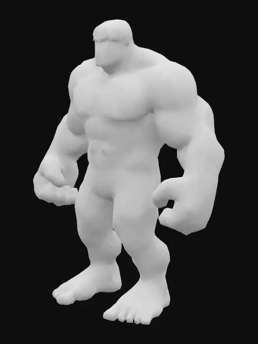 3D model for Hulk