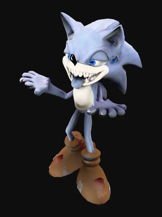 3D model for freaky sonic