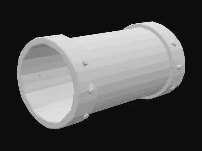 3D model for Rusty Green Pipe