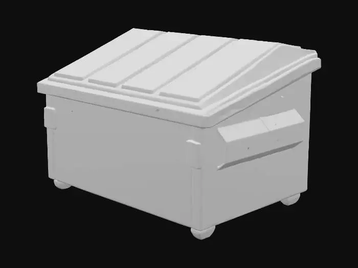 3D model for Rusty Container