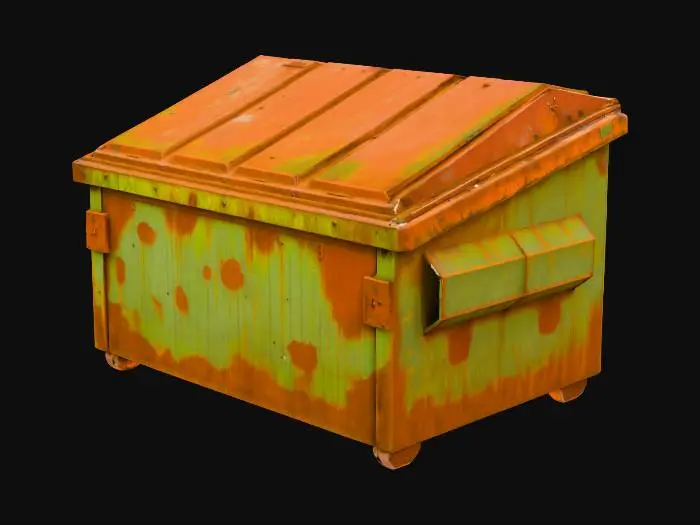 3D model for Rusty Container