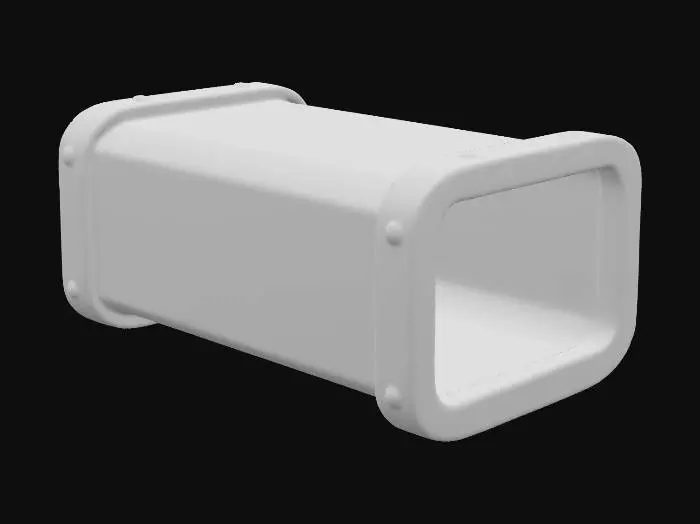3D model for Rusty Metal Duct