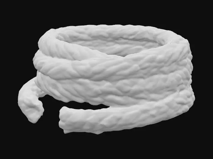 3D model for Coiled Rope