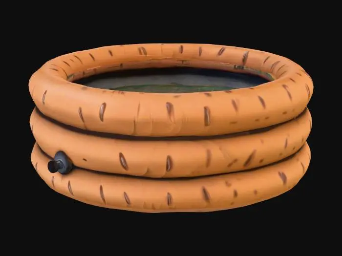 3D model for Inflatable Pool Illustration