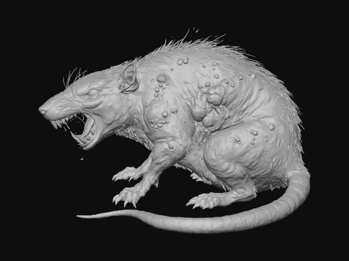 3D model for Rat Plague Beast
