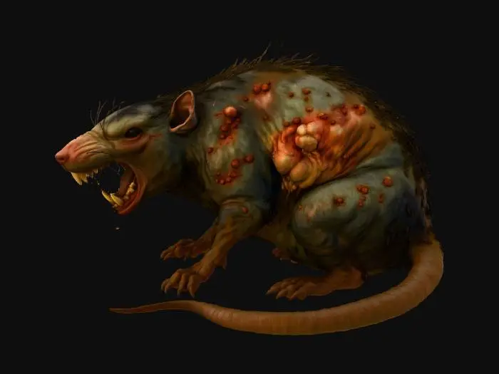 3D model for Rat Plague Beast