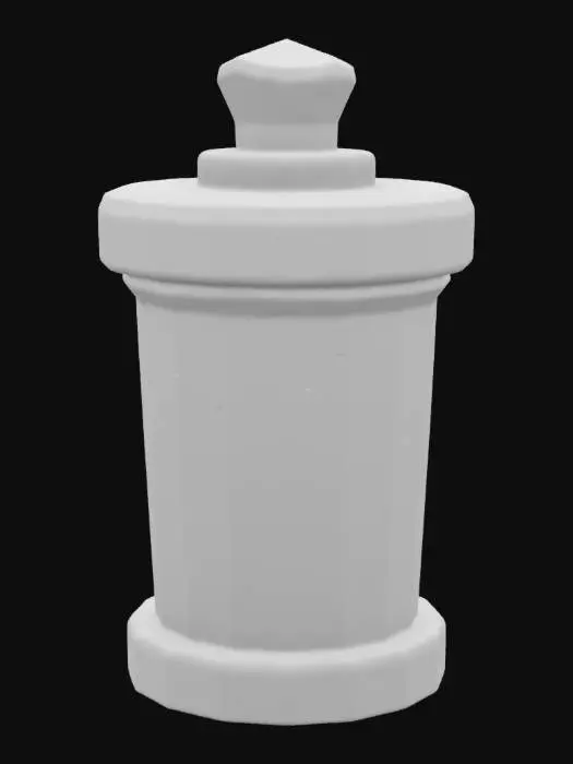 3D model for Rusty Trashcan