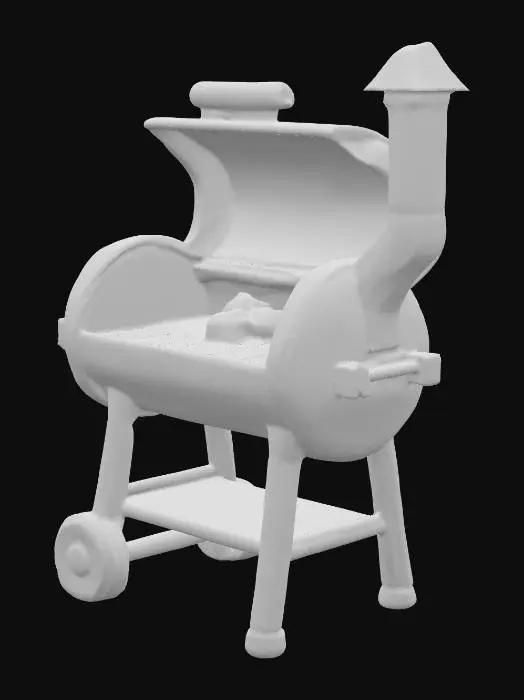 3D model for Smoky BBQ Grill