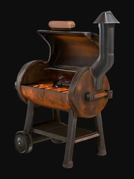 3D model for Smoky BBQ Grill