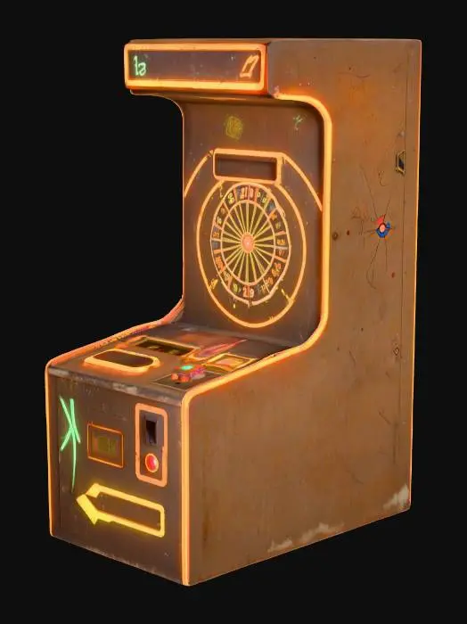 3D model for Neon Arcade Target