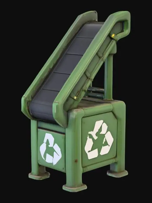 3D model for Recycler Conveyor Belt