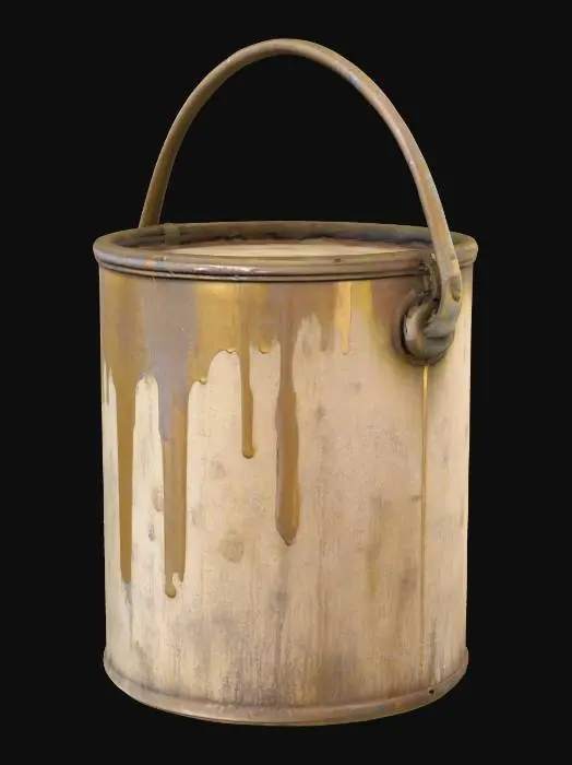 3D model for Rustic Paint Can