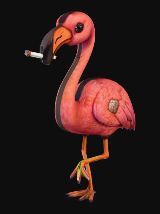 3D model for Flamingo Fantasy