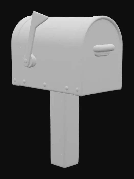 3D model for Rustic Mailbox