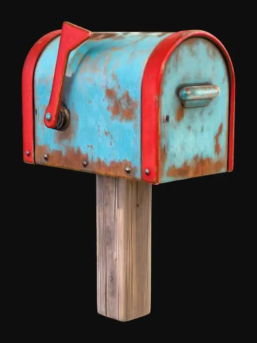 3D model for Rustic Mailbox