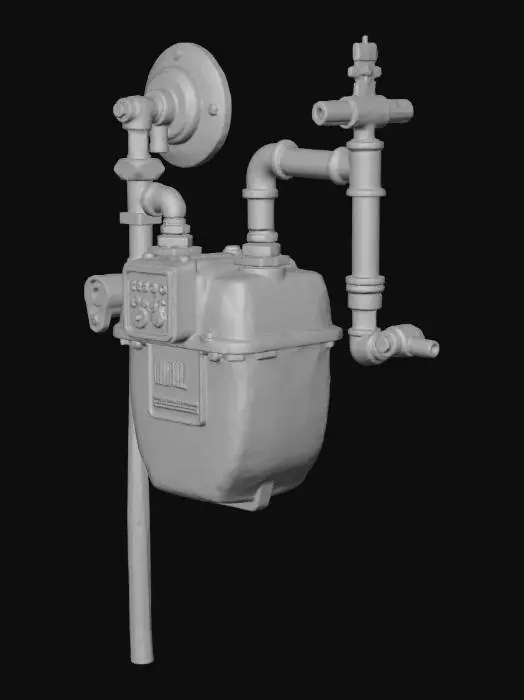 3D model for Gas Meter Artwork