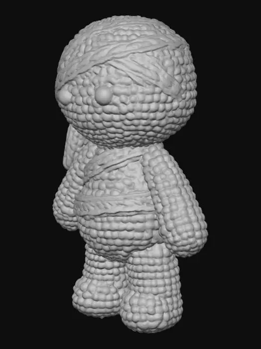 3D model for Yarn Mummy Stuffie