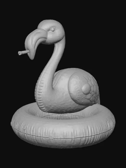 3D model for Flamingo Floaty With Attitude