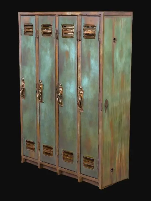 3D model for Rustic Lockers