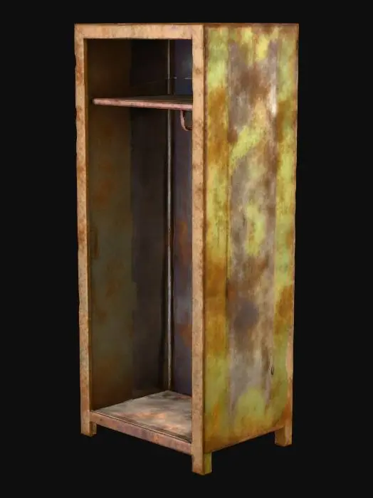3D model for Rusty Locker
