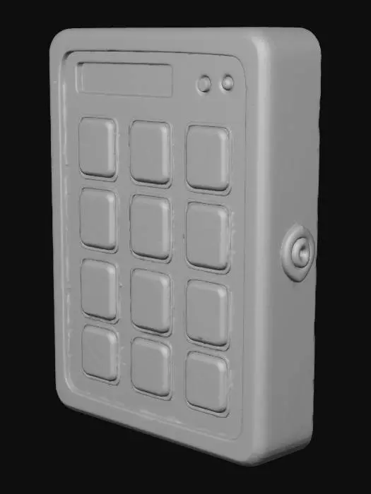3D model for Keypad Security Interface
