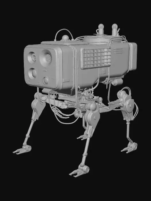 3D model for Rusty Rover