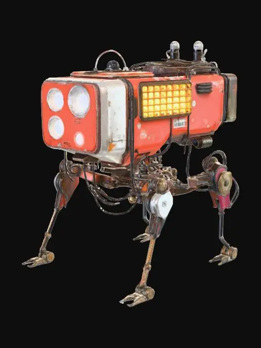 3D model for Rusty Rover