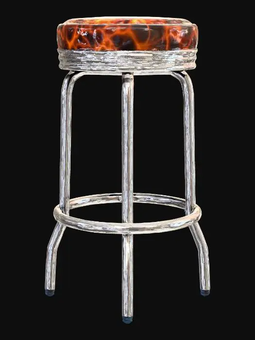 3D model for Flaming Stool