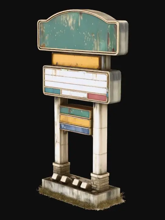 3D model for Abandoned Sign Memories