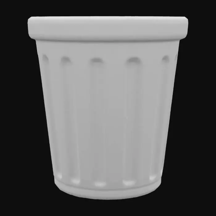 3D model for Trash Bin Illustration