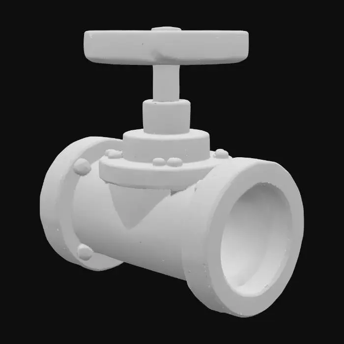 3D model for Red Valve Icon