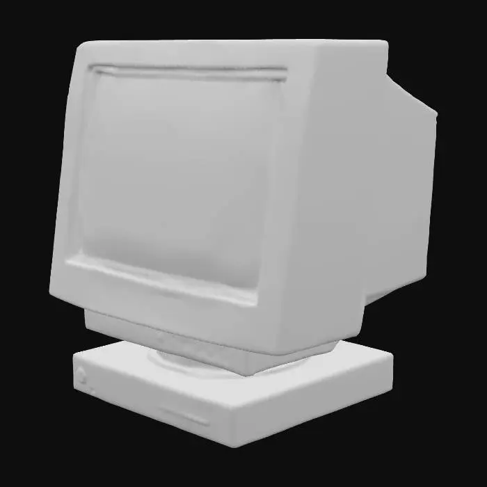 3D model for Vintage Monitor