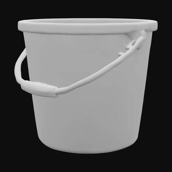 3D model for Worn Blue Bucket