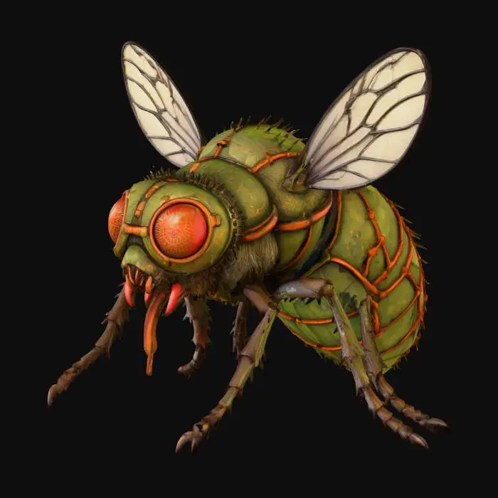 3D model for Mecha-Fly Sentinel