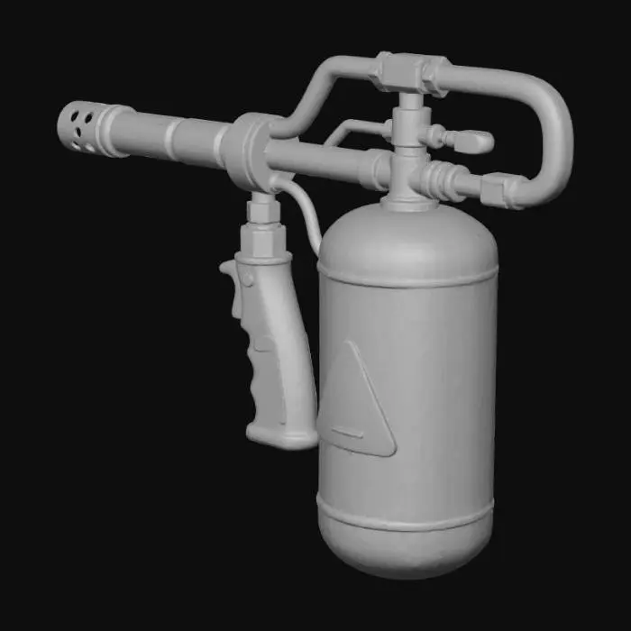 3D model for Flame Blaster Retro Design