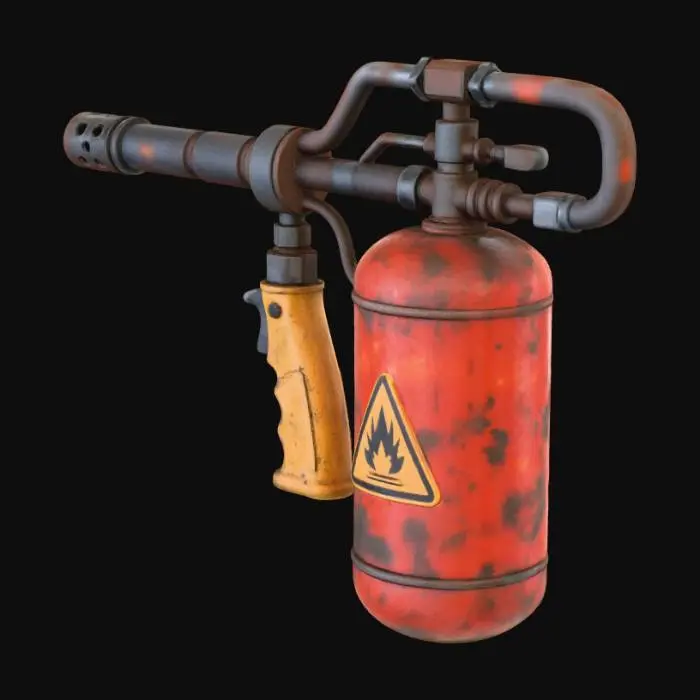 3D model for Flame Blaster Retro Design