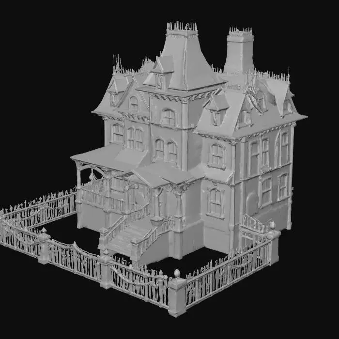 3D model for Haunted Manor, #Halloween2025#