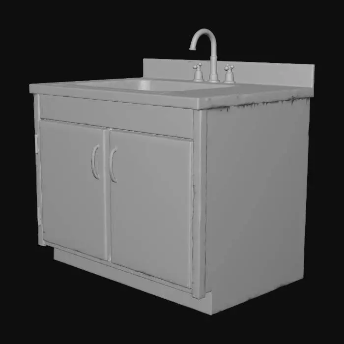 3D model for Rustic Sink Fixture