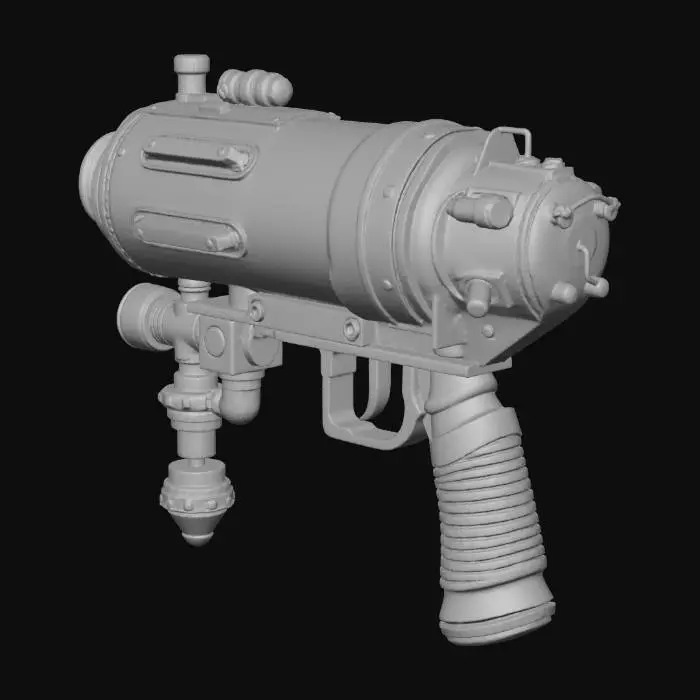 3D model for Steampunk Ray Gun