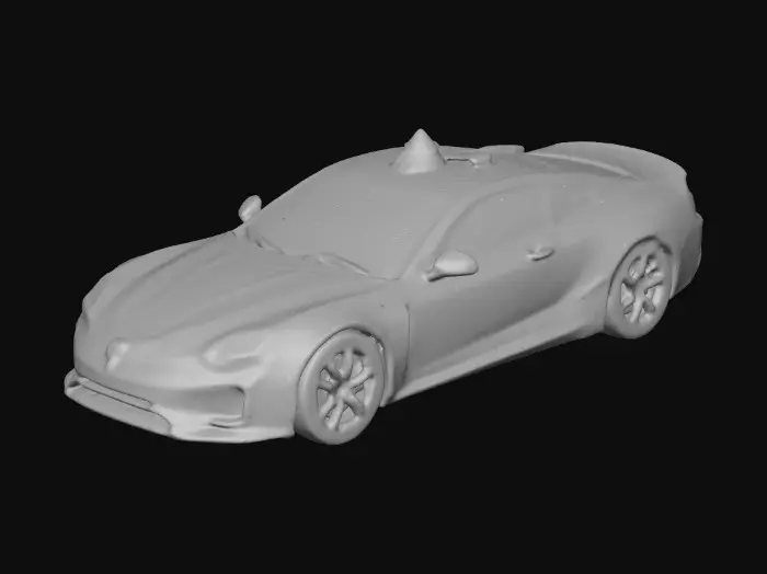 3D model for 圣诞风格的特斯拉超跑