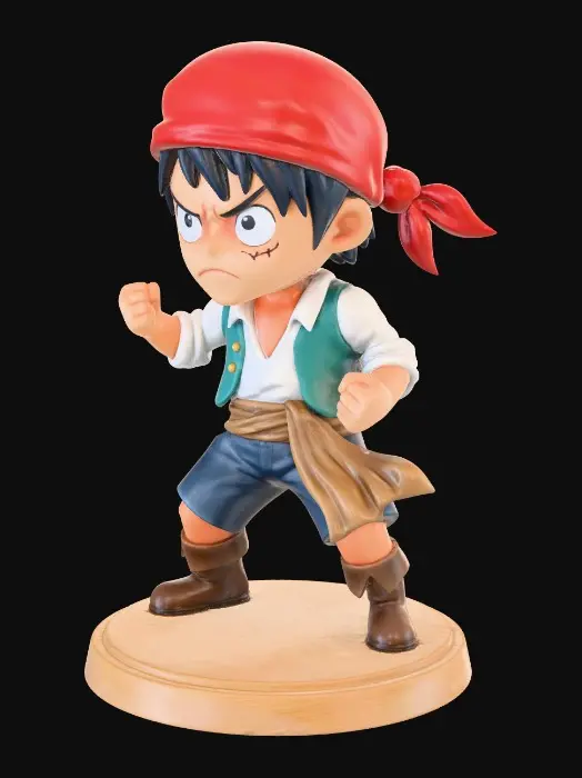 3D model for 路飞cute