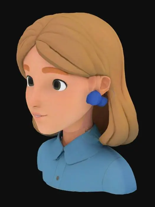 3D model for Character Illustration